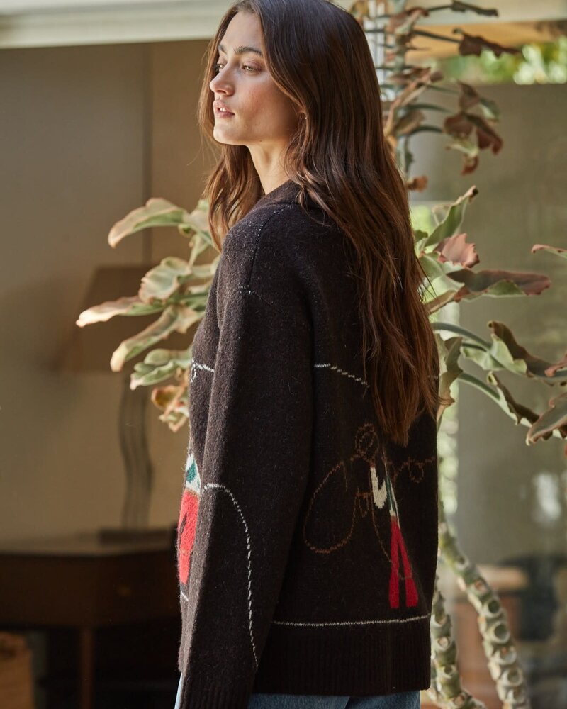 Roper Zip-up Cardigan