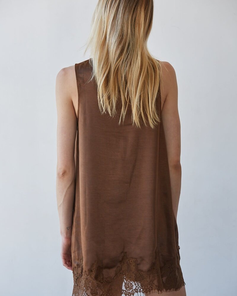 Maisy Lace Mini | Brown