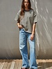 Landon Striped Tee | Olive