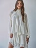 Bebe Doux Ruffle Mock Mini | White