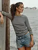 Free People Easy Does It Striped Tee | Black