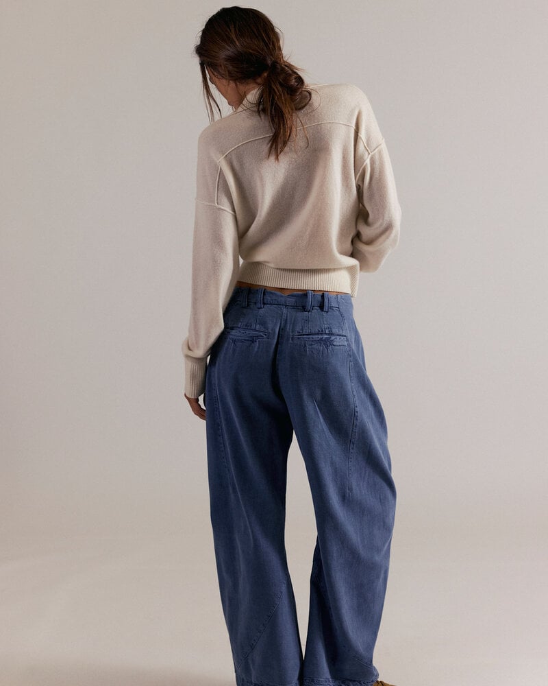 Free People Spotlight Washed Barrel Chino Trousers | Flint