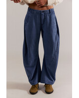 Free People Spotlight Washed Barrel Chino Trousers | Flint