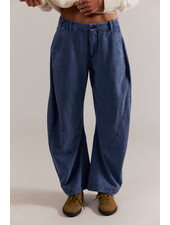 Free People Spotlight Washed Barrel Chino Trousers | Flint