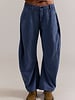 Free People Spotlight Washed Barrel Chino Trousers | Flint