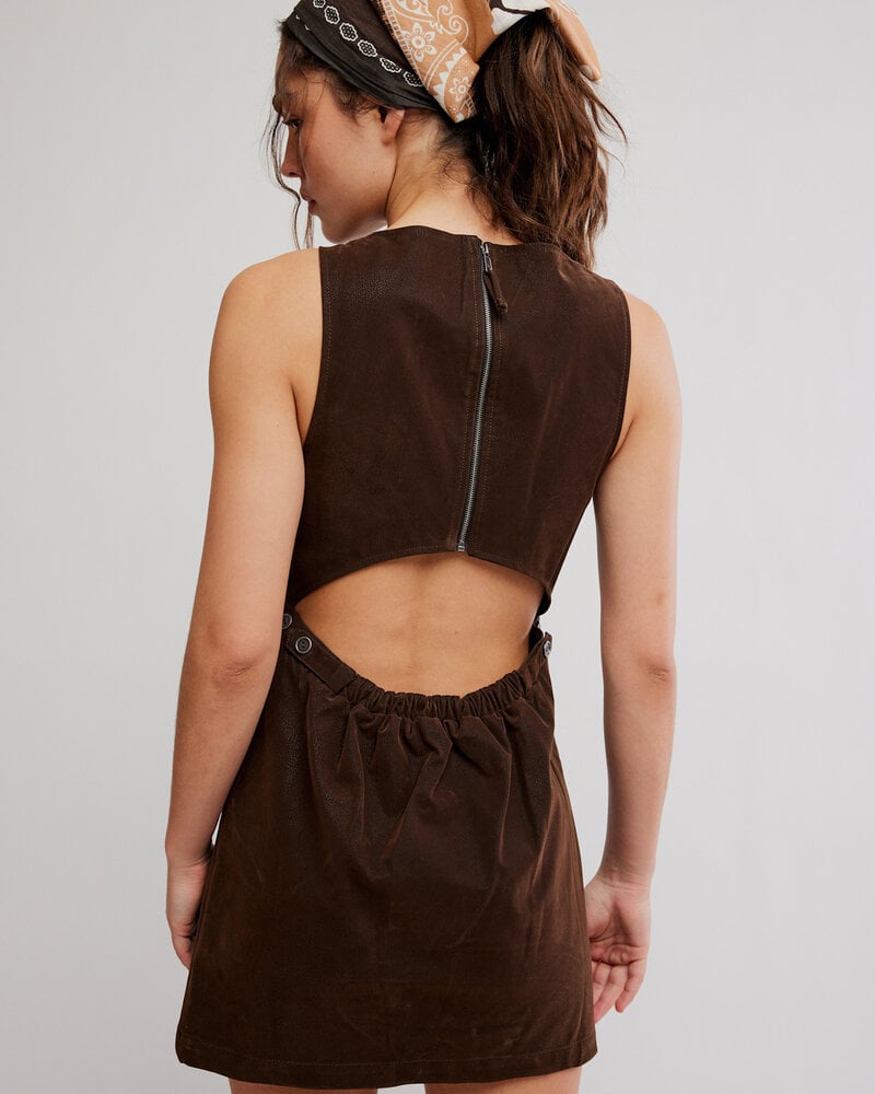 Free People Atlas Suede Mini Dress