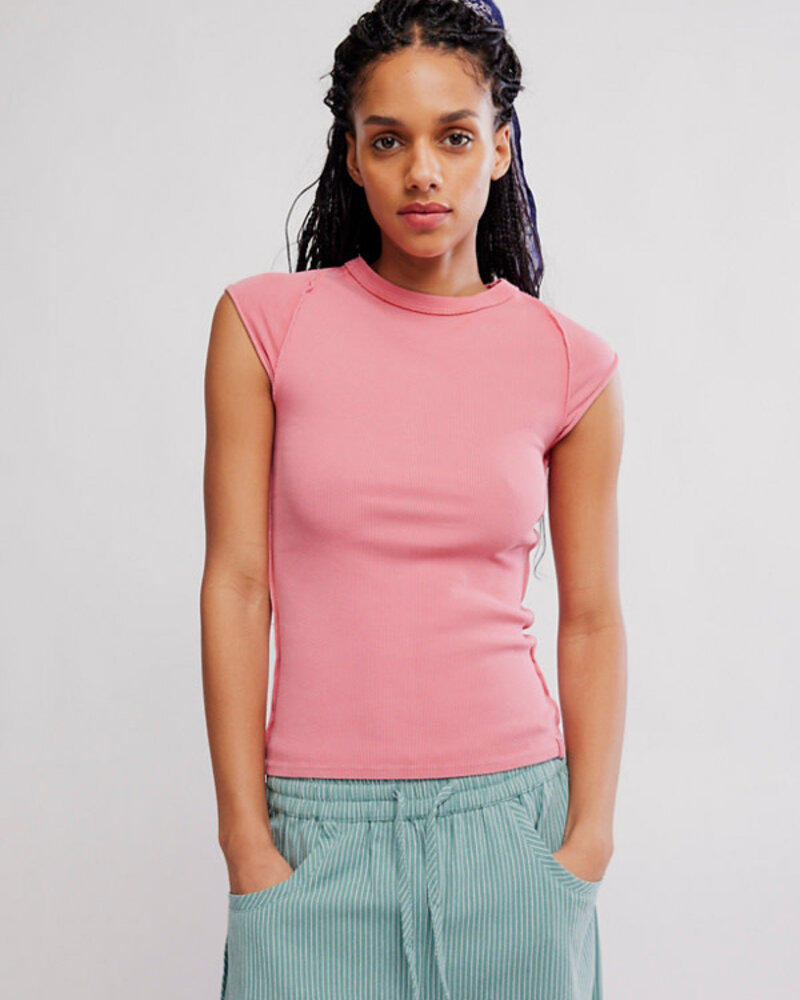 Free People Ever Had Tee| Rhubarb