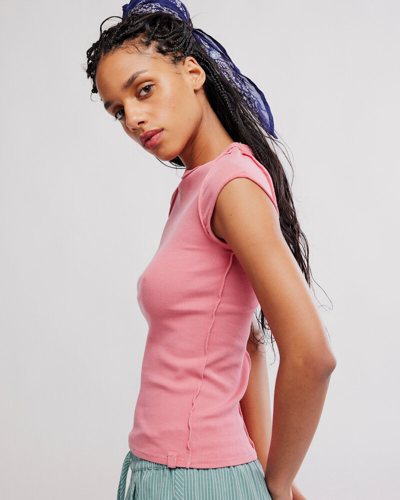 Free People Ever Had Tee| Rhubarb