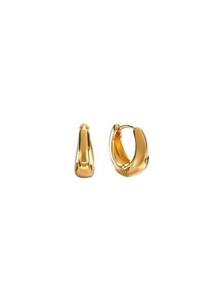 Brenda Grands Zenith Hoops | 18K Gold 16mm