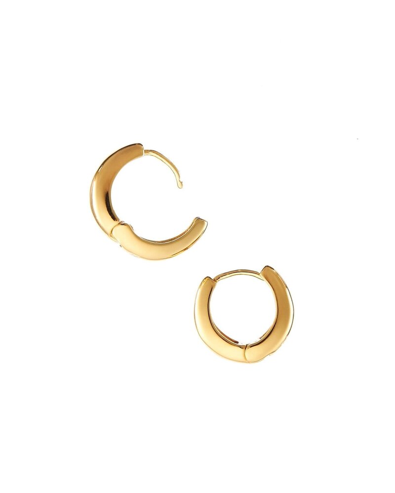Brenda Grands Zenith Hoops | 18K Gold 16mm
