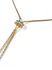 Brenda Grands Baguette Lariat Necklace | 18K Gold