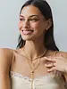 Brenda Grands Baguette Lariat Necklace | 18K Gold
