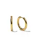 Brenda Grands Gold Basic Hoops | Waterproof 16mm