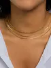 Brenda Grands 3 in 1 Layer Rope Necklace | Waterproof Gold