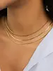 Brenda Grands 3 in 1 Layer Rope Necklace | Waterproof Gold