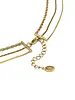 Brenda Grands 3 in 1 Layer Rope Necklace | Waterproof Gold