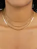Brenda Grands 3 in 1 Paperclip Necklace | Waterproof Gold