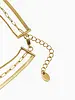 Brenda Grands 3 in 1 Paperclip Necklace | Waterproof Gold