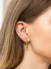 Brenda Grands Heart Hoop Earrings | Gold