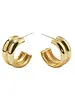 Brenda Grands Waterproof Twin Gold Hoops