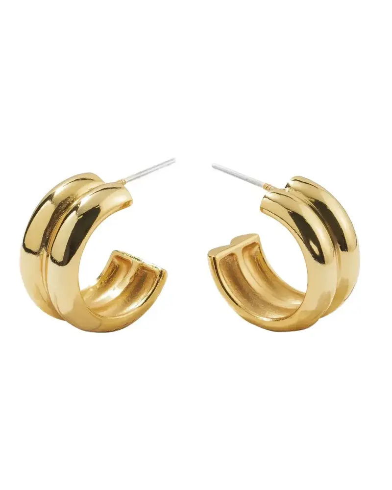 Brenda Grands Waterproof Twin Gold Hoops