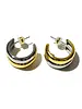 Brenda Grands Waterproof Twin-Tone Hoops