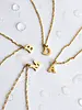 Brenda Grands Dainty Initial Necklace | Waterproof Gold