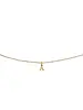 Brenda Grands Dainty Initial Necklace | Waterproof Gold