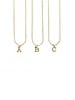 Brenda Grands Dainty Initial Necklace | Waterproof Gold