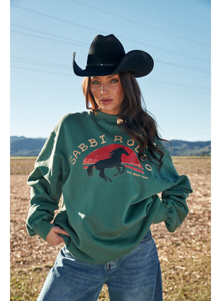 Sabbi I Love Country Music Crewneck | Green