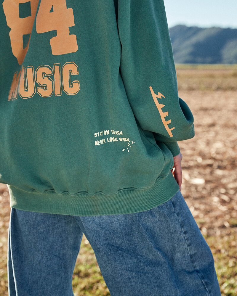 Sabbi I Love Country Music Crewneck | Green