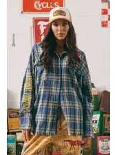 Sabbi Horse Power Flannel Shirt | Blue
