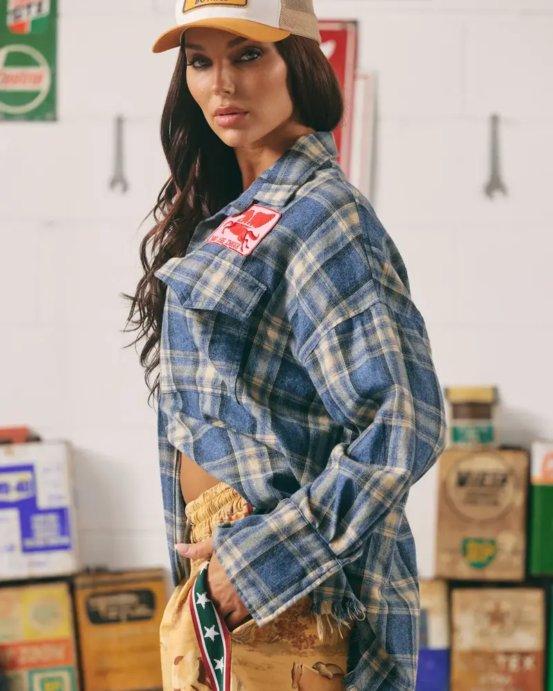 Sabbi Horse Power Flannel Shirt | Blue
