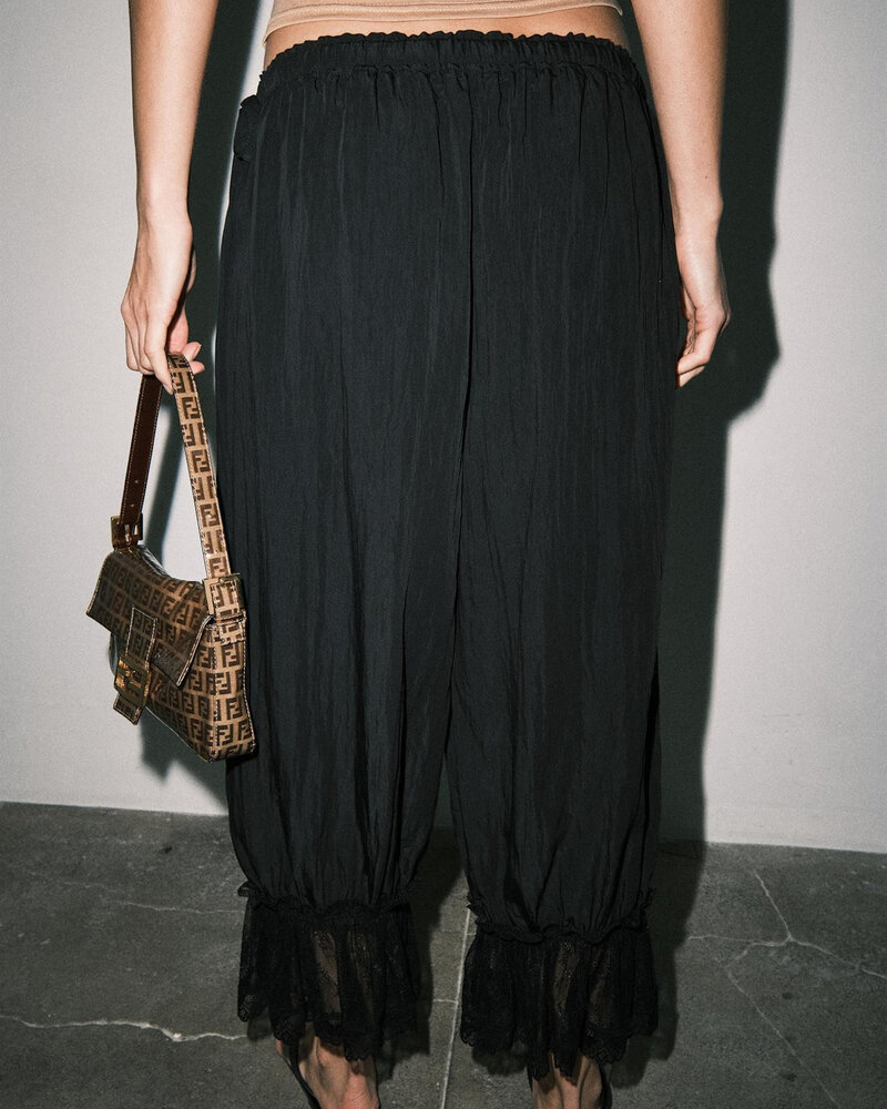Spencer Lace-trim Bloomer Pants