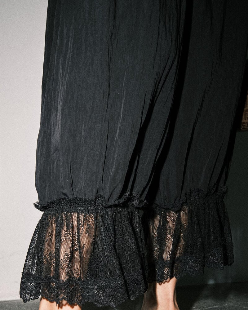 Spencer Lace-trim Bloomer Pants