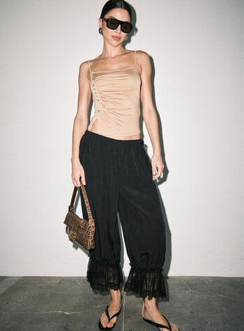 Spencer Lace-trim Bloomer Pants