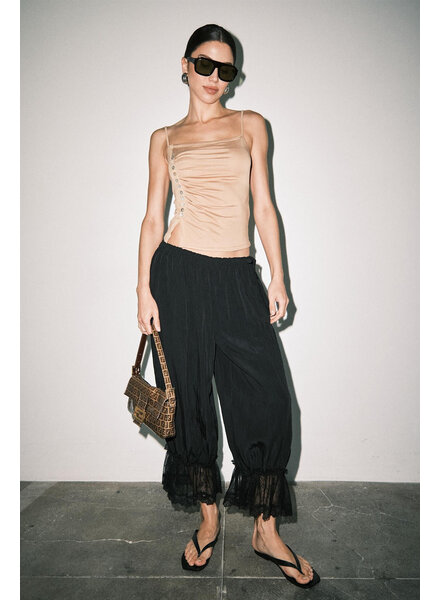 Spencer Lace-trim Bloomer Pants