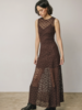 Nadia Lace Maxi Dress | Chocolate