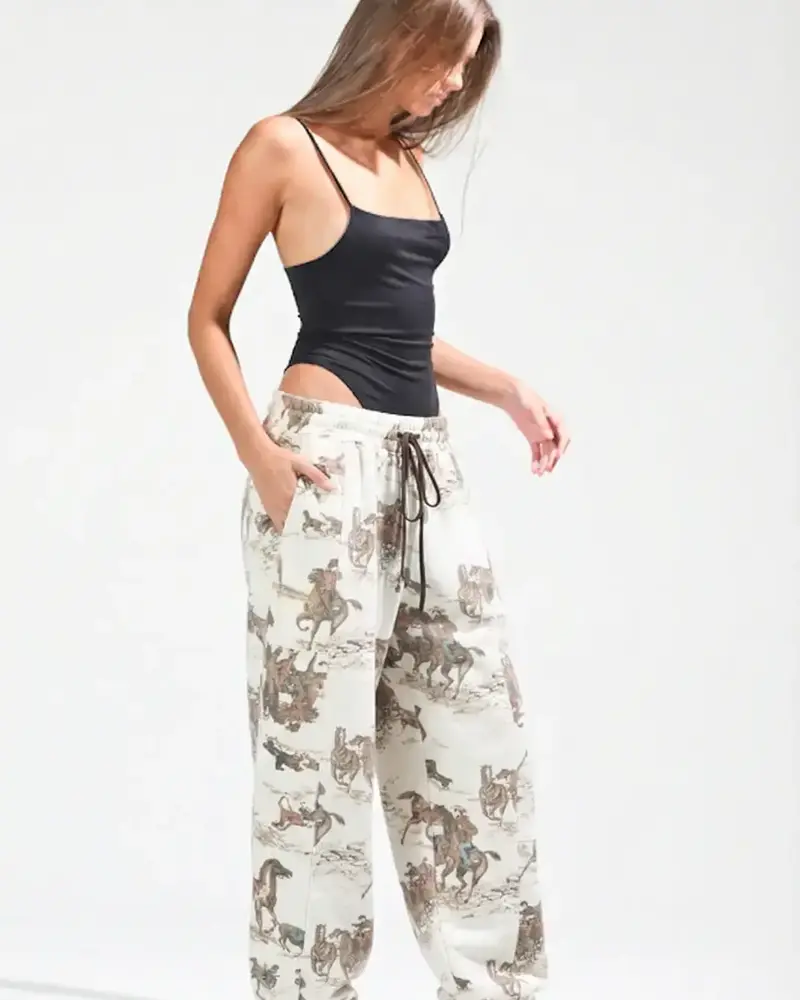 Phenox Pant | Horse Print