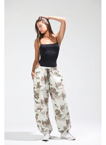 Phenox Pant | Horse Print