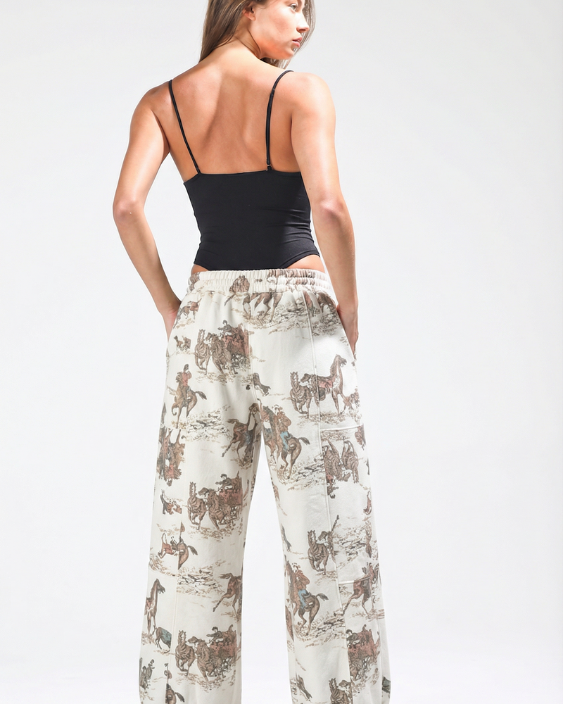 Phenox Pant | Horse Print