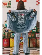 Sabbi Mermaid Racing Denim Jacket