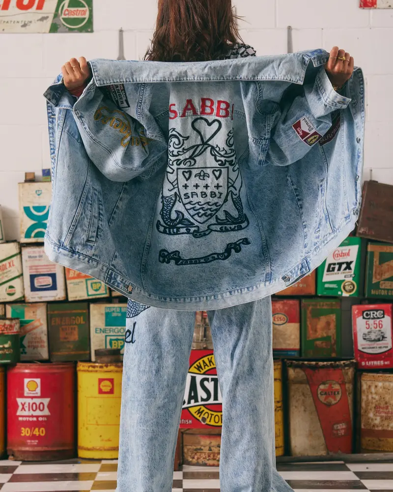 Sabbi Mermaid Racing Denim Jacket