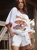 Sabbi Flying Mermaid Tee | White