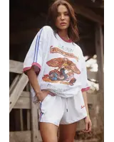 Sabbi Flying Mermaid Tee | White