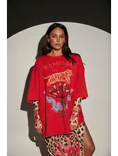 Sabbi Champagne & Tattoo Tee | Red