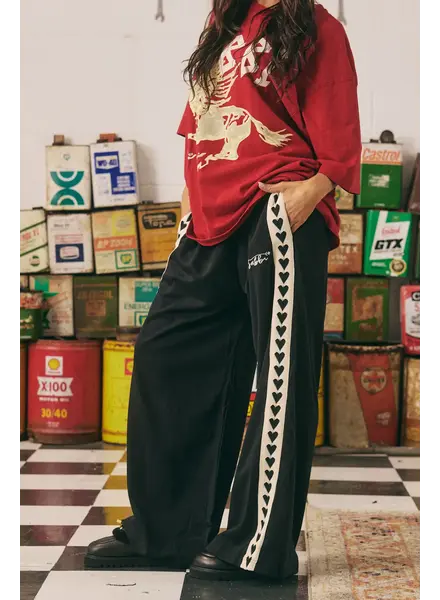 Sabbi The Raving Hearts Pants | Black