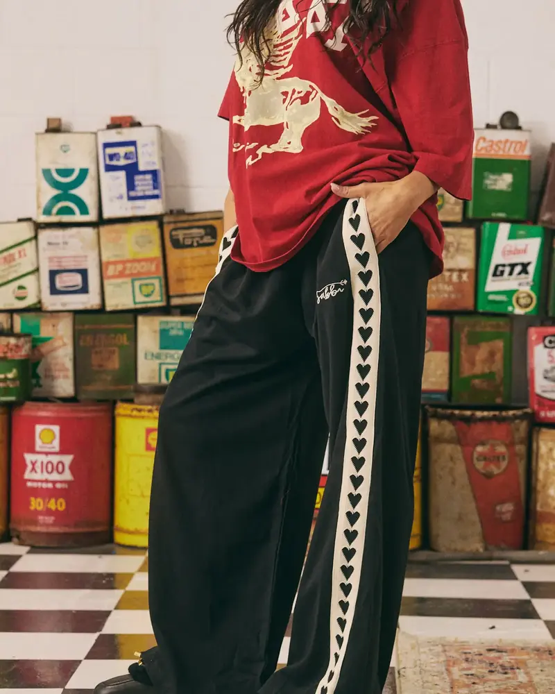 Sabbi The Raving Hearts Pants | Black