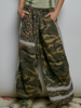 Leo-Cam Contrast Band Trim Jogger Pants