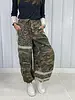 Leo-Cam Contrast Band Trim Jogger Pants